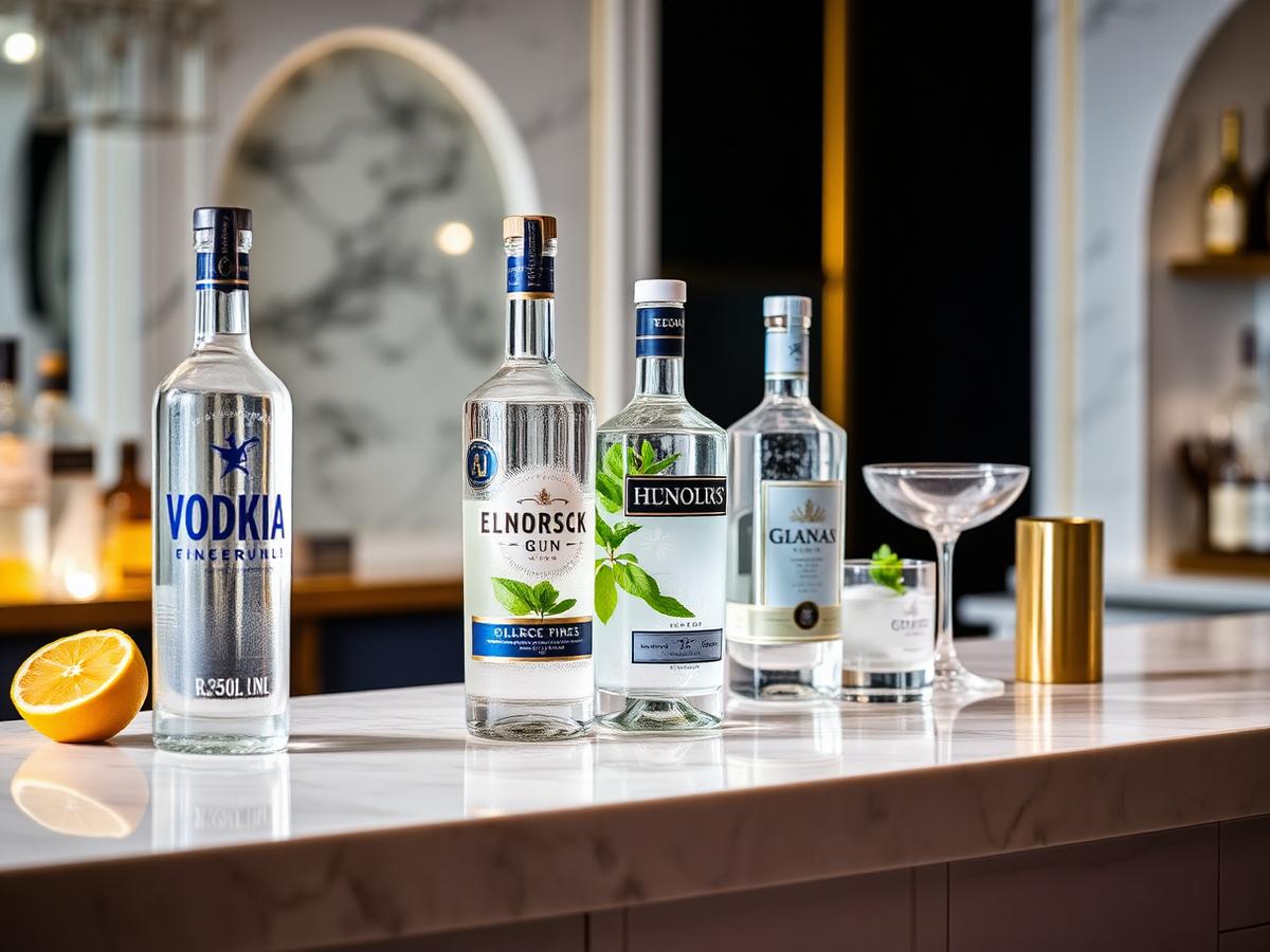Vodka, Rum & Gin